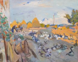 846.  JOAQUIN MIR Y TRINXET (Barcelona, 1873-Villanueva y Geltrú,