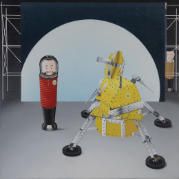 1022.  JUAN CUÉLLAR (Valencia, 1967)Alunizaje, 1996