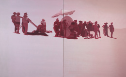 1076.  MIGUEL AGUIRRE (Lima, 1973)JK F (off)_I (Díptico), 2011