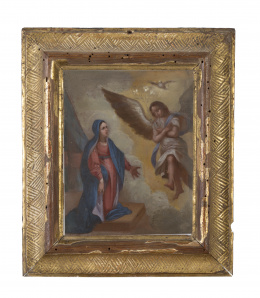 499.  ESCUELA ESPAÑOLA, SIGLO XVIIIAnunciación.