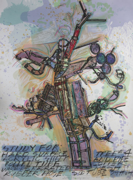 1057.  DENNIS OPPENHEIM (Electric City, Washington, 1938 - Nueva York, 2011)​ Study for Hard Surface Tree