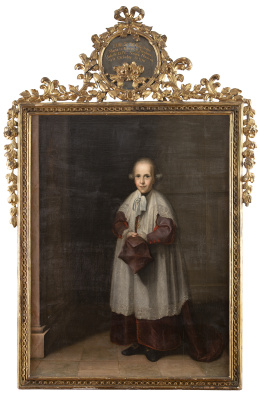 809.  JOAQUÍN INZA (Ágreda, Soria, 1736-Madrid, 1811)Retrato de Don Pedro Jordán de Urriés y Fuenbuena, III Marqués de Ayerbe