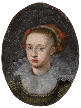 776.  CÍRCULO DE PAULUS MOREELSE (1571- 1638)Retrato de dama