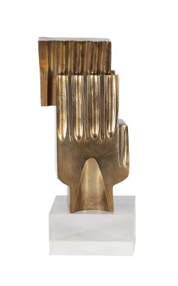 999.  PABLO SERRANO (Crivillén, Teruel, 1908 - Madrid, 1985)Manos geométricas acoplables, c.1974-75