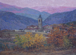 963.  MANUEL DE GRACIA (Mora, Toledo, 1937 - Madrid, 2017)Sierra del Cadí (Lérida)