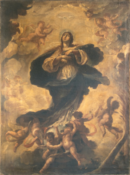 784.  JUAN VICENTE RIBERA (Madrid, h. 1668-1736)Inmaculada