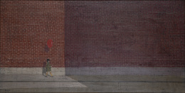 1106.  FRANCISCO ABUJA (Madrid, 1924-2013)El globo rojo, 1971