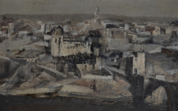 978.  JOSÉ BEULAS (Santa Coloma de Farnés, 1921 - Huesca, 2017)Vista de Toledo, 1967