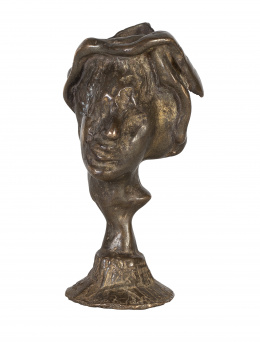 1034.  SALVADOR DALÍ (Figueras, 1904 - 1989)Cabeza de mujer