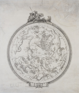 774.  VICENTE LOPEZ ENGUIDANOS (Valencia, 1774 - Madrid, c. 1799)Hemisferio septentrional" y "Hemisferio meridional"
