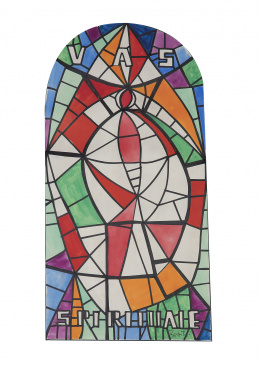 1111.  MARIANO BALLESTER (Alcantarilla, 1916 - Murcia, 1981)Diseño para vidriera