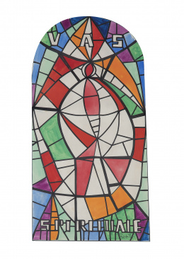 1111.  MARIANO BALLESTER (Alcantarilla, 1916 - Murcia, 1981)Diseño para vidriera