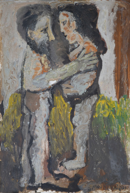 1098.  JOAN BENNÀSSAR (Pollença, 1950)Adán y Eva, 1984