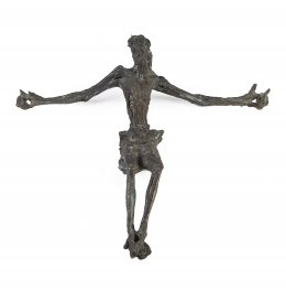 1014.  PABLO SERRANO (Crivillén, Teruel, 1908 - Madrid, 1985)Cristo de Méjico, c.1963-64