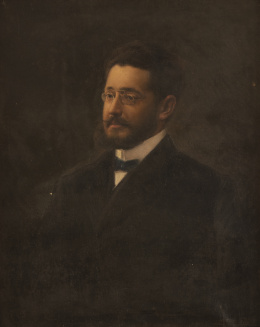 928.  MARCELIANO SANTA MARÍA (Burgos, 1866-Madrid, 1952)Retrato de caballero