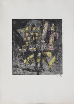 1065.  ROBERTO MATTA (Santiago de Chile, 1911 - Civitavecchia, Italia, 2002)Devoirs dans le Hasard, 1973