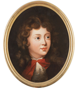 810.  ESCUELA FRANCESA, SIGLO XIXRetrato de caballero y retrato de dama