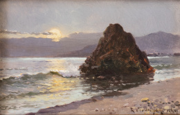 876.  RICARDO VERDUGO LANDI (Málaga, 1871 - Madrid, 1930)Marina