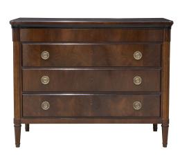 799.  Cómoda de estilo Luis XVI de madera de caoba.Principios del S. XX