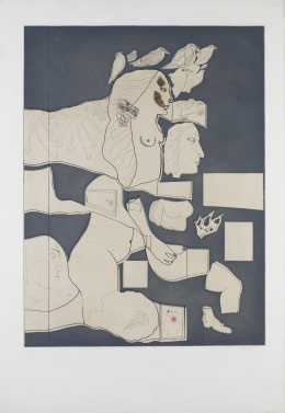 954.  JORGE CASTILLO (Pontevedra, 1933)Figuras, 1978