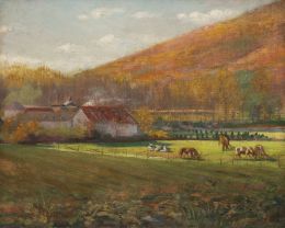 906.  DARÍO DE REGOYOS (Asturias, 1857-Barcelona, 1913)Paisaje