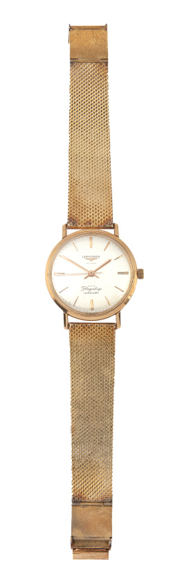 456.  Reloj de caballero OMEGA años 60 con de pulsera malla 