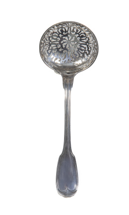 1261.  Cuchara para espolvorear de plata.París, 1789.