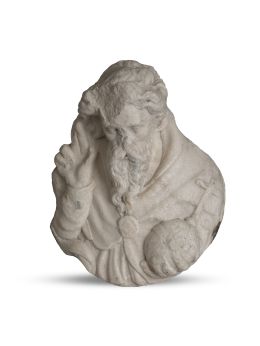 1204.  Dios Padre.Mármol tallado, S. XVI.