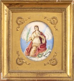 801.  ESCUELA ESPAÑOLA, H. 1900Santa Filomena