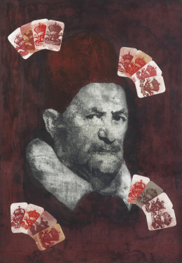 1002.  PABLO MÁRQUEZ (Madrid, 1957)Inocencio X "The Joker", 1996