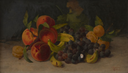 870.  ENRIQUE RUMOROSO Y VALDÉS (Cádiz, último tercio del siglo XIX)Bodegón