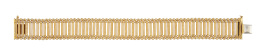 348.  Brazalete articulado de barritas de oro entre dos bandas de