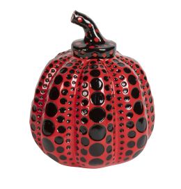 1080.  YAYOI KUSAMA (Matsumoto, Nagano, 1929)Pumpkin (Red and black)