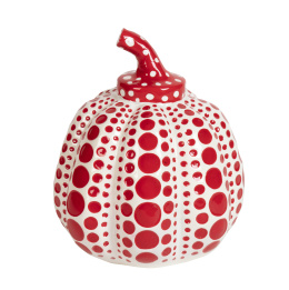 1031.  YAYOI KUSAMA (Matsumoto, Nagano, 1929)Pumpkin (Red and white)