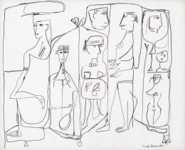 1010.  CUNDO BERMÚDEZ (La Habana, 1914 - Miami, 2008)Sin título