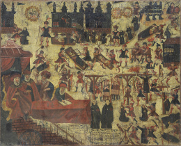831.  ANÓNIMO, H. 1700
Martirio de Santos Franciscanos
