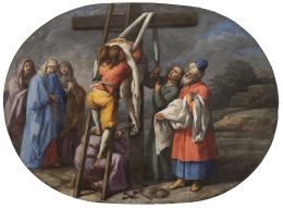 811.  ESCUELA ITALIANA, SIGLO XVIIIDescendimiento