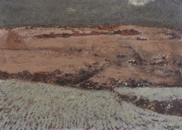 886.  JOSÉ BEULAS (Santa Coloma de Farnés, 1921 - Huesca, 2017)Paisaje rural