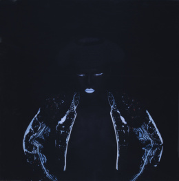 1078.  KIMIKO YOSHIDA (Tokio, 1963) The Torero Bride With a Black Suit of Lights, remembering Picasso. Self-portrait, 2006.