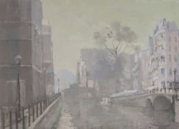 935.  FRANCISCO MARTÍN FERNÁNDEZ (Madrid, 1905 - 1990)Amsterdam