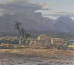 916.  FRANCISCO NÚÑEZ DE CELIS (Madrid, 1919 - 1996)Caserío del Albir, Altea