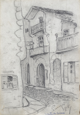 906.  VALENTÍN DE ZUBIAURRE (Madrid, 1879 -1967)Pasages, 1918