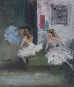 930.  ENRIQUE NAVARRO (Madrid, 1924 - 1997)Bailarinas