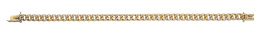 87.  Pulsera de eslabones barbados de oro