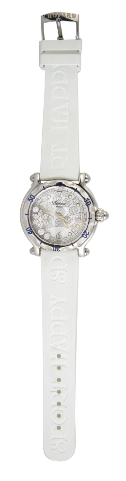 426.  Reloj CHOPARD Happy Sport de acero y brillantes. 28/8948 1231152