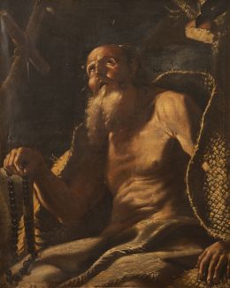815.  ESCUELA NAPOLITANA, H. 1670San Pablo ermitaño
