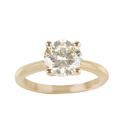 171.  Sortija solitario de brillante con 2,01 ct