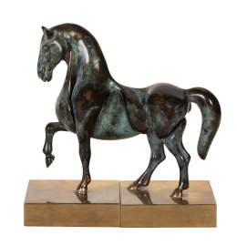 1008.  FRANCISCO BARÓN (Madrid, 1931 - 2006)Caballo matutino