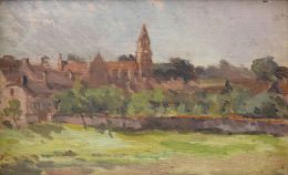 832.  LUCIEN SIMONNET (Francia, 1849-1926)Paisaje