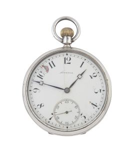316.  Reloj lepine de bolsillo JUVENIA en plata de pp. S. XX . Nº 52944